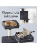Feandrea Katzenbaum Clawfy in Rauchgrau - (B)45 x (H)141.8 x (T)55 cm
