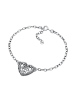 Elli Armband 925 Sterling Silber Edelweiss, Herz, Trachtenschmuck in Silber