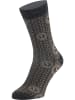 Carlo Colucci Businesssocken Cloblisch in Schwarz