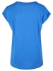 Urban Classics Urban Classics Damen Ladies Extended Shoulder Tee in brightblue