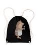 Mr. & Mrs. Panda gymnastiktasche Igel Wein ohne Spruch in Schwarz