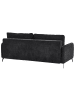 Beliani 3-Sitzer Sofa HEMING in Schwarz - (W) 200 x (H) 88 x (L) 90 cm