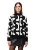 Zero  Pullover mit Strickmuster in BlackCream