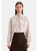 Seidensticker Ausgestellte Bluse Regular in Beige