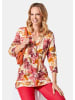 GOLDNER Drucktunika-Shirt Figurschmeichelndes Drucktunika-Shirt in hagebutte / mandarine / gemustert