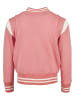 Urban Classics College Jacket in palepink/whitesand