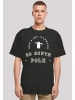F4NT4STIC Heavy Oversize T-Shirt Pinguin Knut & Jan Hamburg in schwarz