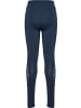 Hummel Leggings "Mix Mid Waist Tights" in Schwarz