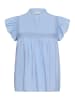 Kaffe Kurzarm-Bluse KAcarrie Regular fit in Windsurfer