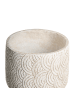 Beliani Outdoor Blumentopf ERIROS in Beige - (W) 31 x (H) 29 x (L) 31 cm