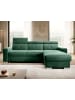 MF Design Falcon Recamiere Rechts in Smaragd -  (L) 248 x (B) 248 x (H) 95 cm