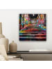 MuchoWow Leinwand bilder Bunte Treppe (BxH)