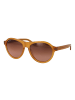 Serengeti Männer Sonnenbrille Rund Braun