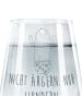 Mr. & Mrs. Panda Tumbler Glas Kaktus Wut mit Spruch in Transparent