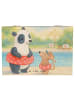 Mr. & Mrs. Panda Geschenkdose Otter Schwimmen Design ohne Spruch in Weiß