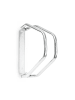 relaxdays 2 x Fahrradständer in Silber - (B)9 x (H)32,5 x (T)28,5 cm