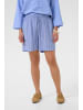 CULTURE Shorts CUarletty Relaxed fit in Powder Blue/Gardenia Stripe
