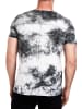 Rusty Neal Color Tie Dye Batik T-Shirt mit Logo-Print in Grau