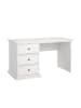 CALICOSY Schreibtisch SOFIA in Weiß - (W) 130  x (H) 73,9  x (L) 61,6  cm
