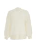 faina Damen Strickjacke in Wollweiss