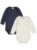 müsli Langarmbody 2er-Pack in cream/nblue