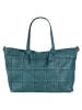Samantha Look Shopper echt Leder in blau