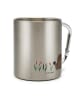Mr. & Mrs. Panda Kaffeetasse Otter Stein ohne Spruch in Silber