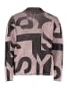 Betty Barclay Grobstrick-Pullover mit Jacquard in Patch Black/Rosé
