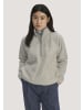 Hessnatur Hessnatur Wollfleece Troyer Relaxed aus reiner Bio-Merinowolle in hellgrau