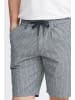 FQ1924 Shorts FQHenry striped linen shorts in Dunkelblau