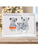 Mr. & Mrs. Panda Schneerahmen Koala Familie ohne Spruch in Grau Pastell