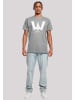 F4NT4STIC T-Shirt DC Comics Justice League Movie Wayne Aerospace in grau meliert