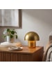 home24 home24 Tischleuchte aus Eisen 1-flammig im modernen Stil in Gold