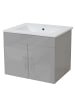 MCW Waschbecken + Unterschrank D16, Grau