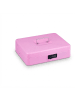 relaxdays Geldkassette in Rosa - (B)30,5 x (H)8,5 x (T)24,5 cm