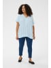 KAFFE curve Kurzarm-Bluse KCmille Loose fit in Nantucket Breeze