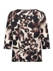 Betty Barclay Sweatshirt mit Rippenstruktur in Beige/Braun