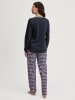 Calida Pyjama in dark sapphire