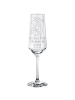 Mr. & Mrs. Panda Champagnerglas Kuh mit Spruch in Transparent
