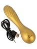 Sweet Smile Vibrator Flexible Swirl in gold