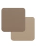 FREEFORM Glasuntersetzer Flexi, Taupe/Sand, 4er Set
