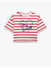 KOTON T-shirt in Rot Gestreift