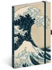 Notizbuch mit Hardcover liniert in Katsushika Hokusai - 13 x 21 cm