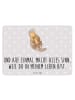 Mr. & Mrs. Panda Blechschild Otter Kind mit Spruch in Grau Pastell