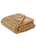 Beliani Tagesdecke RAKYA in Braun - (W) 200 x (H) 1 x (L) 220 cm