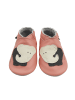 Bemesu Baby Krabbelschuhe aus Leder, weiche Lauflernschuhe mit rutschfester Sohle 