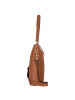 Plevier Bow Schultertasche Leder 30 cm Laptopfach cognac