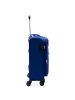 Gladiator 2000 4 Rollen Kabinentrolley 55 cm mit Dehnfalte in blue