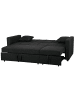 Beliani 3-Sitzer Sofa GLOMMA in Schwarz - (W) 207 x (H) 95 x (L) 87 cm