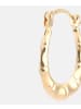 Diamant L'éternel Creolen aus 375 Gelbgold